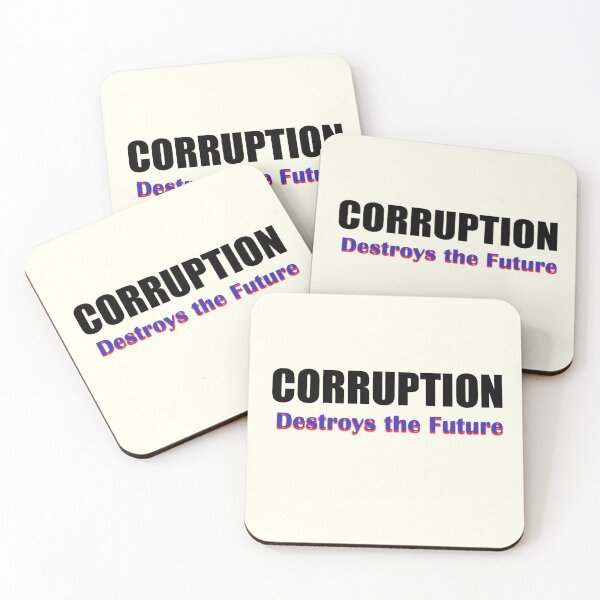 Item preview, Corruption Destroys Shared Future designed and sold by annenambiro.