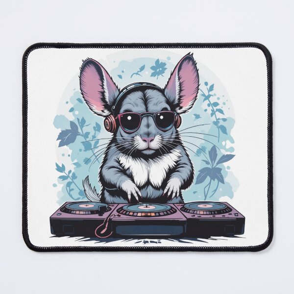 Item preview, Chinchilla DJ Mixing Rave designed and sold by Oryvo.