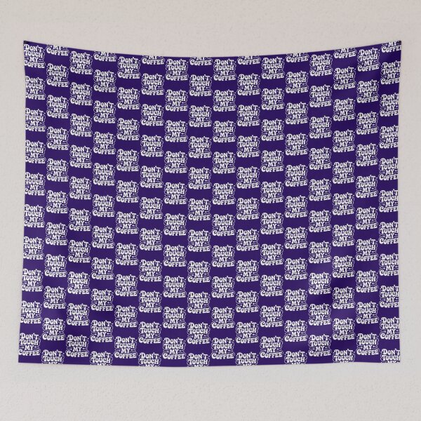 Item preview, Dont Touch My Coffee Groovy Retro Design designed and sold by JoshuaudArt.