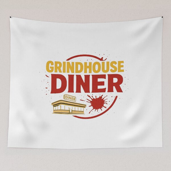 Item preview, Grindhouse Diner Retro Movie Parody T-Shirt | 70s Exploitation Film Vintage Style designed and sold by WhisperFrame.