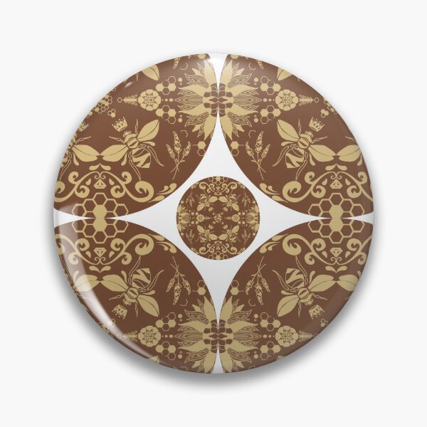 Item preview, Golden Bee Seamless Pattern designed and sold by Wopa.