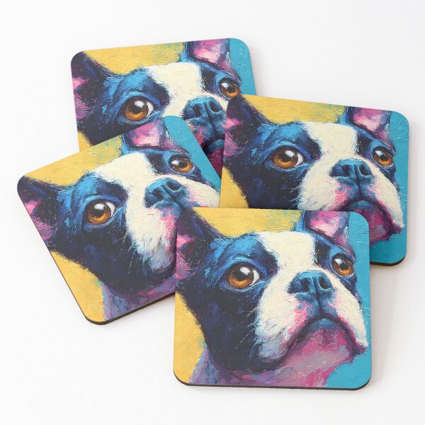 Item preview, Boston Terrier Pop Art Canvas Wall Décor designed and sold by AutoPopStudio.
