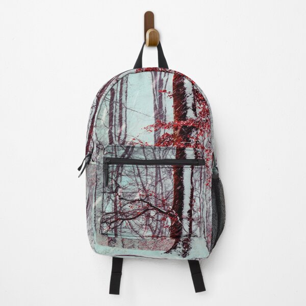 Item preview, Winter Forest with Red Leaves designed and sold by Dyrk Wyst Redbubble Shop.