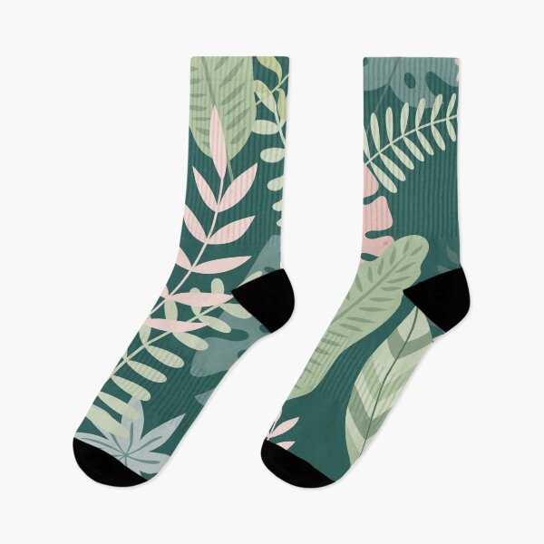 Item preview, Tropical Jungle Leaves – Seamless Botanical Pattern Design designed and sold by Rechtop.