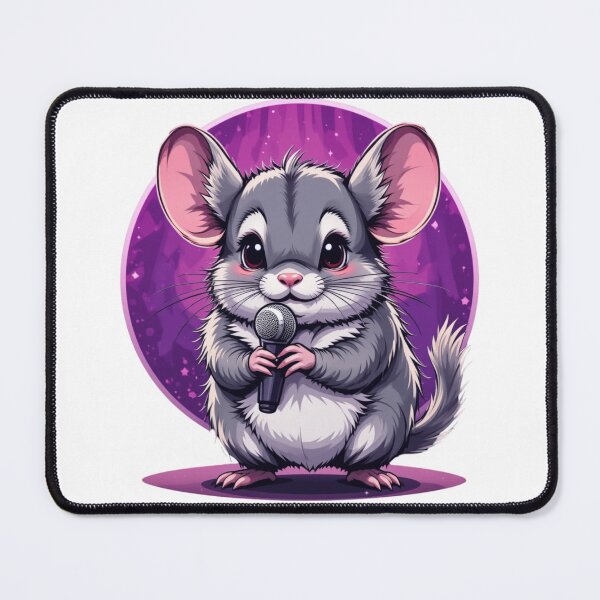 Item preview, Chinchilla Singer with Microphone designed and sold by Oryvo.