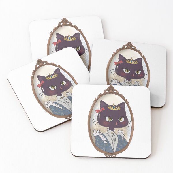 Artikelvorschau, Vintage schwarze Katze Porträt entworfen und verkauft von Kakon-52.