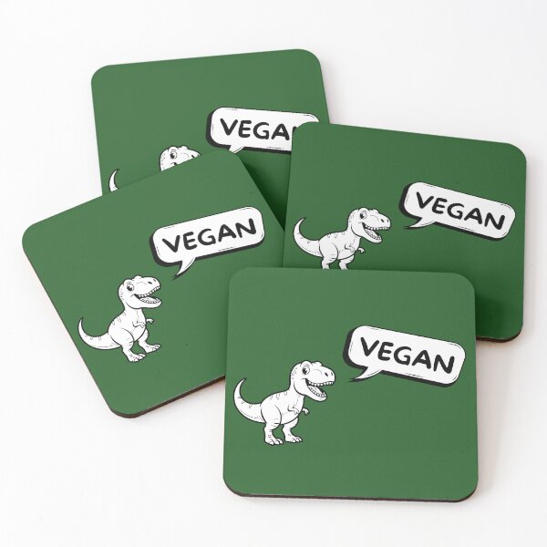 Item preview, Vegan Dinosaur T-Rex with Speech Bubble  designed and sold by tumbleweedphoto.