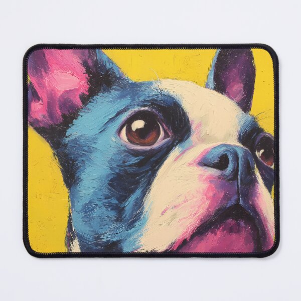 Item preview, Bold Colors Boston Terrier Pop Art Design designed and sold by AutoPopStudio.