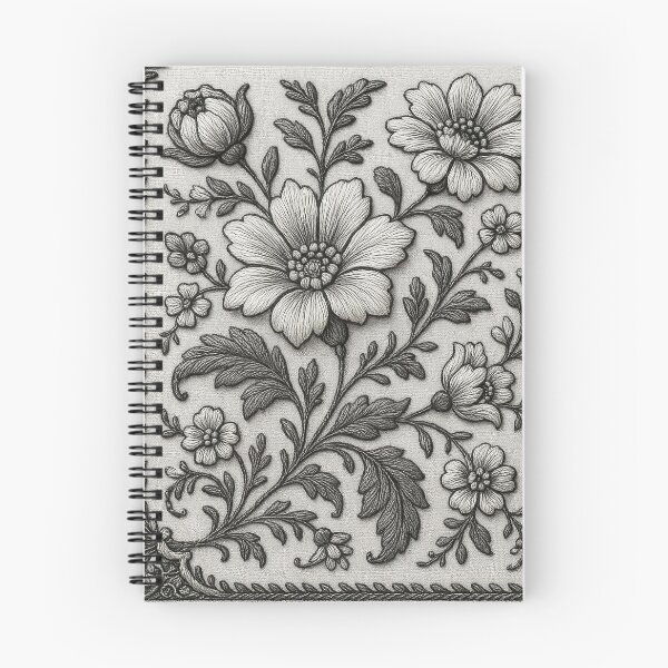Item preview, Classic Floral Embroidery designed and sold by Le Pédagogue.