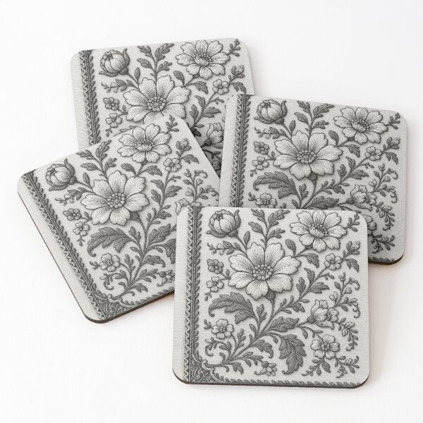 Item preview, Classic Floral Embroidery designed and sold by Le Pédagogue.
