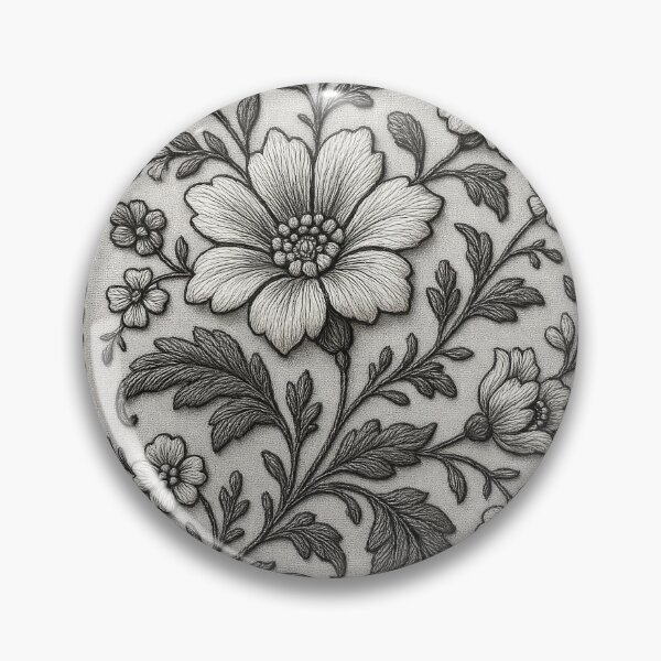 Item preview, Classic Floral Embroidery designed and sold by Le Pédagogue.