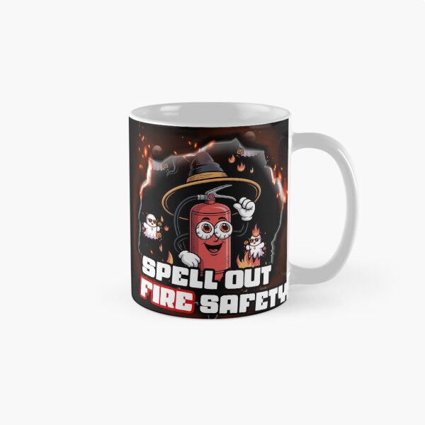 Item preview, Spell Out Fire Safety - Halloween for Firefighters and Safety Inspectors designed and sold by PeteLawliiet.