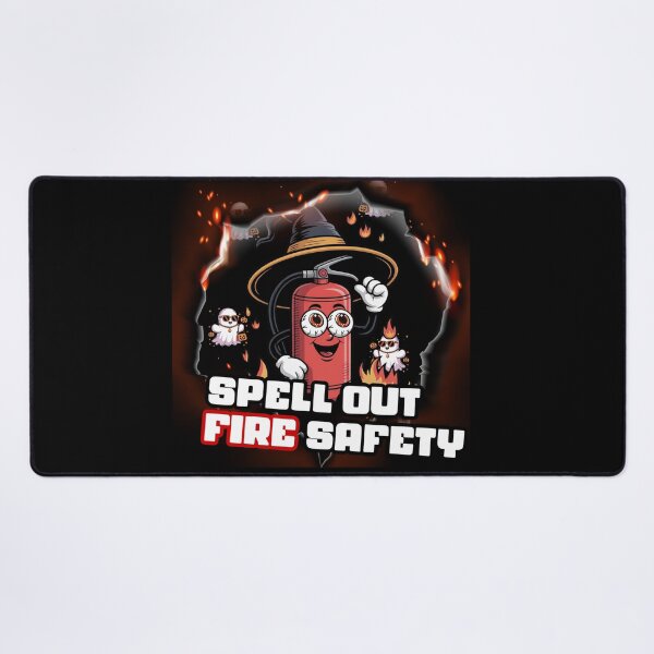 Item preview, Spell Out Fire Safety - Halloween for Firefighters and Safety Inspectors designed and sold by PeteLawliiet.