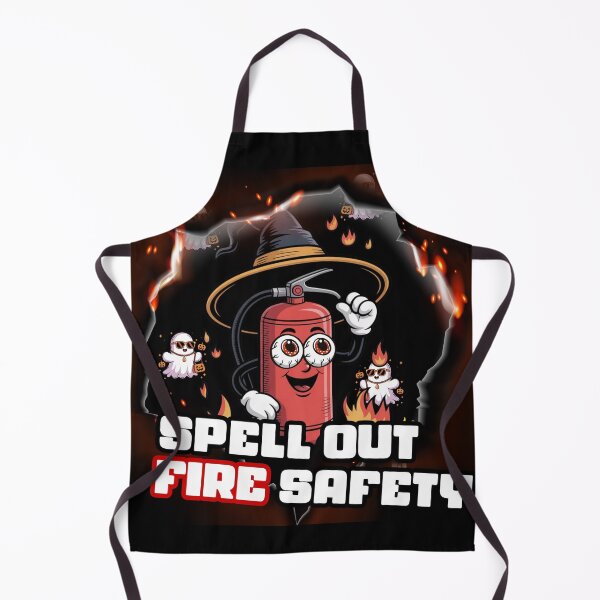 Item preview, Spell Out Fire Safety - Halloween for Firefighters and Safety Inspectors designed and sold by PeteLawliiet.