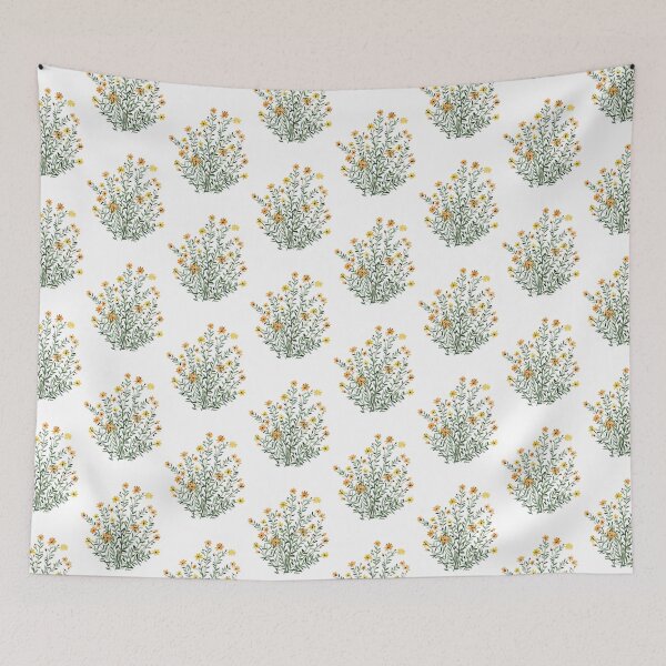 Item preview, yellow floral sun flower designed and sold by islandinthesun.