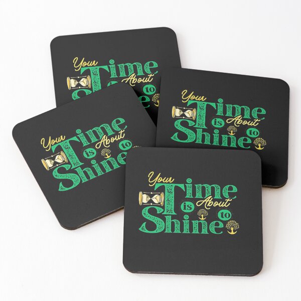 Item preview, Your Time Is About To Shine – Inspirational Motivational Quote Design designed and sold by MR-GOLDEN.
