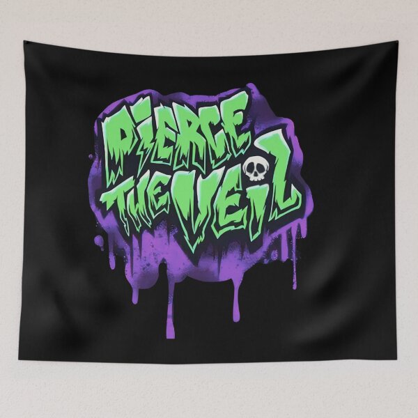 Item preview, Pierce the Veil green purple logo designed and sold by Windowsill3.