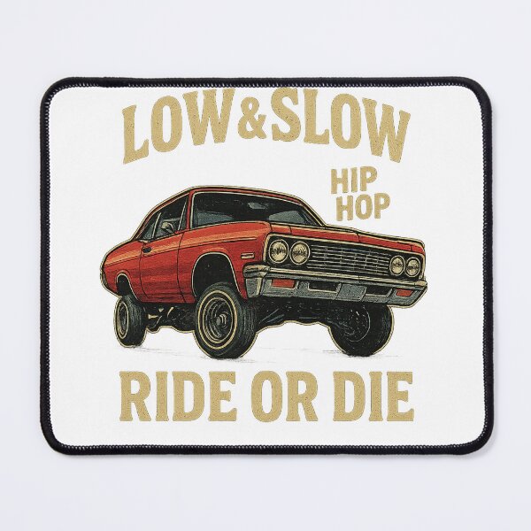 Item preview, Low & Slow Ride – Hip Hop Car Culture Design designed and sold by MeixGraphics.