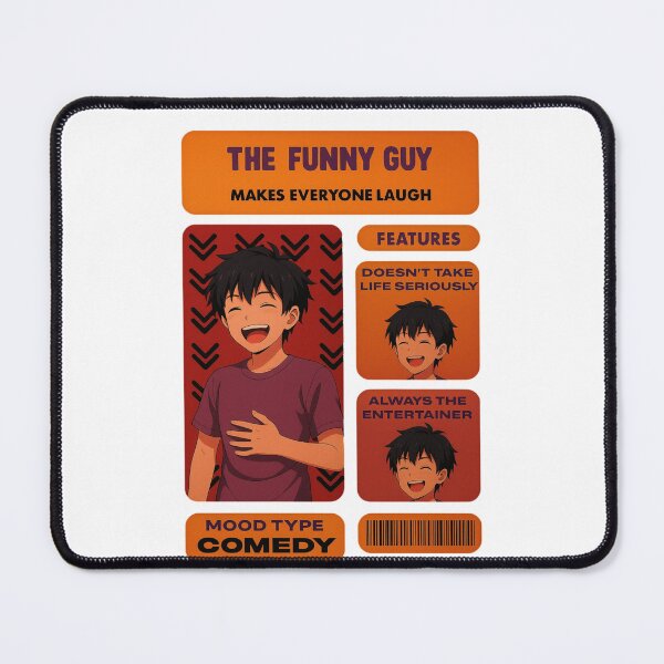 Item preview, Funny Anime Guy Aesthetic | Comedy Mood Design designed and sold by SoulFlex.