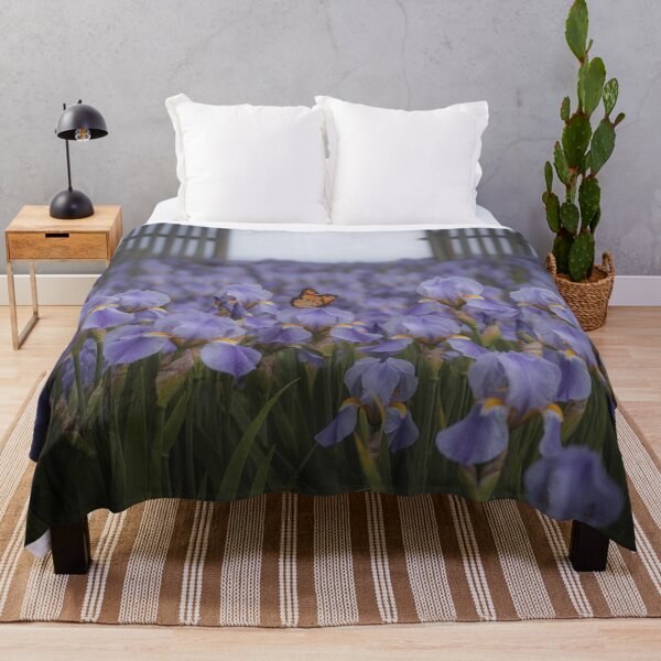 Item preview, Iris framed in gold. designed and sold by elegantpaterns.