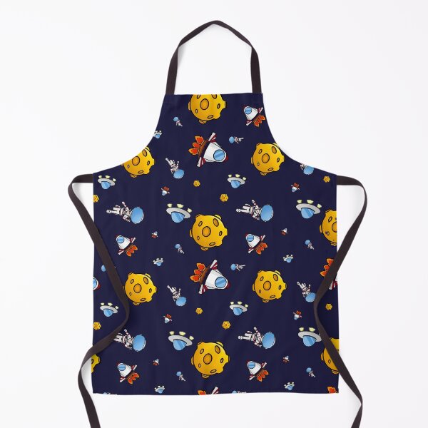 Item preview, Cute space-themed seamless pattern featuring astronauts, rockets, UFOs, and asteroids. designed and sold by NorikoRabbit.