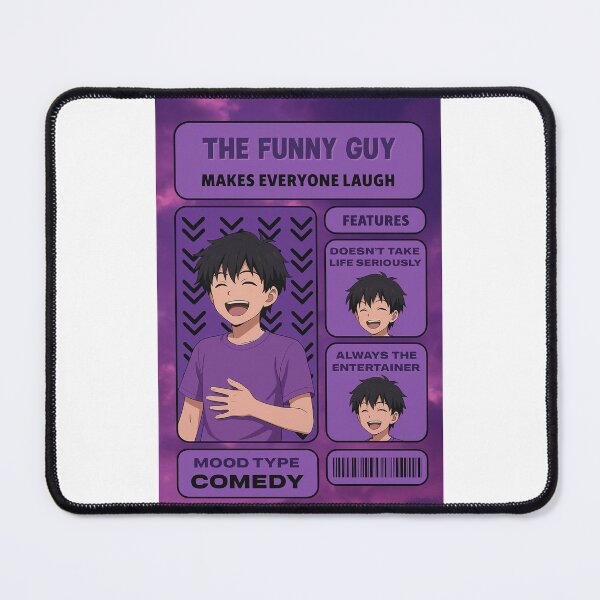 Item preview, Funny Anime Guy Aesthetic | Comedy Mood Design designed and sold by SoulFlex.