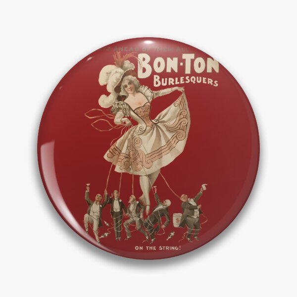 Item preview, Bon-Ton Etiquette Burlesque Vintage Poster Illustration designed and sold by taiche.