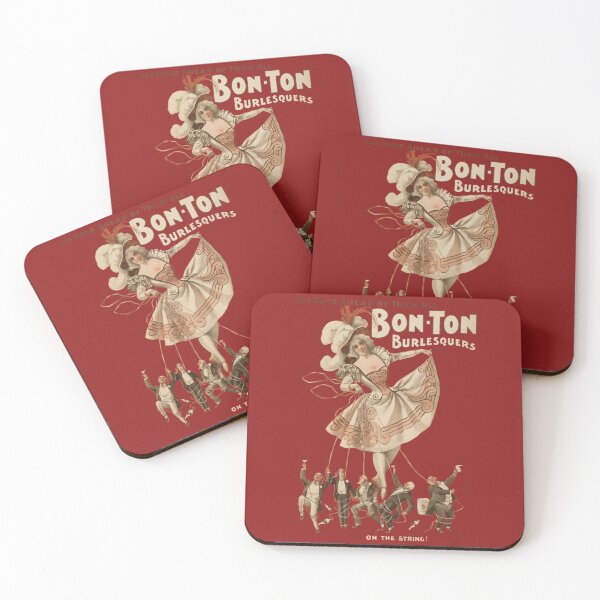 Item preview, Bon-Ton Etiquette Burlesque Vintage Poster Illustration designed and sold by taiche.