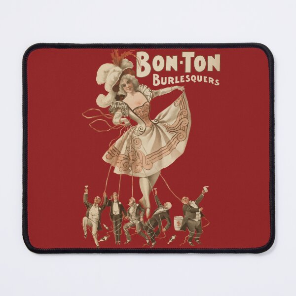 Item preview, Bon-Ton Etiquette Burlesque Vintage Poster Illustration designed and sold by taiche.