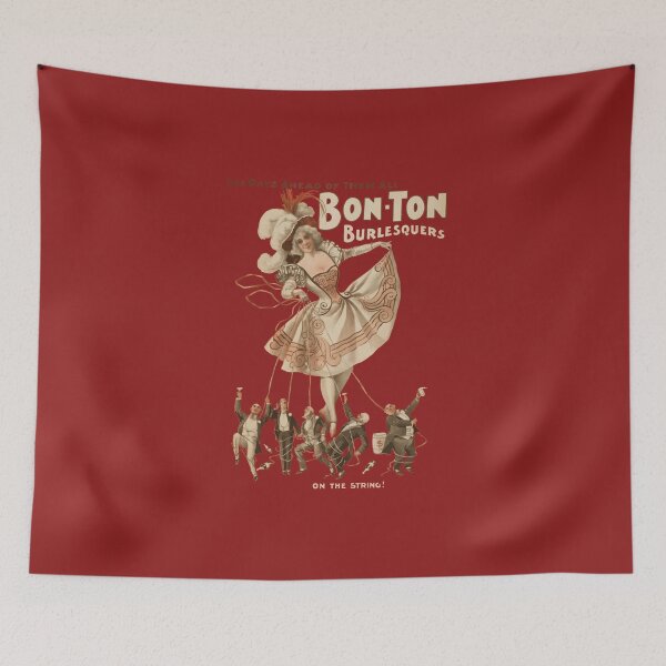 Item preview, Bon-Ton Etiquette Burlesque Vintage Poster Illustration designed and sold by taiche.