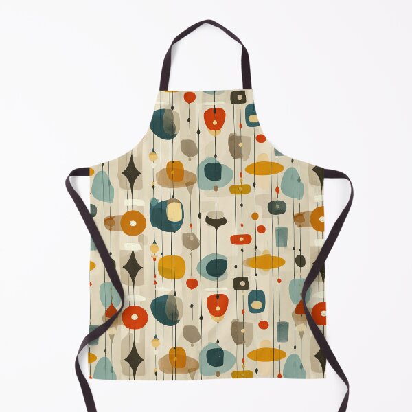 Item preview, Mid-Century Modern Abstract Shapes Pattern designed and sold by Kybruno's Creations.