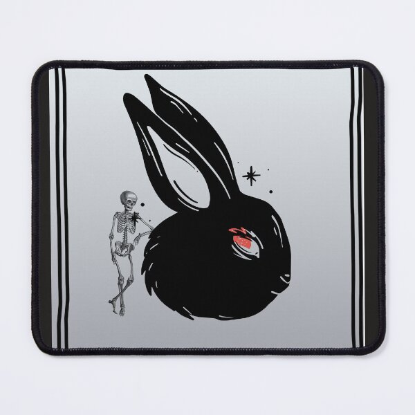 Item preview, Dark Rabbit and Skeleton - Gothic Charm designed and sold by Studio Yvonne .