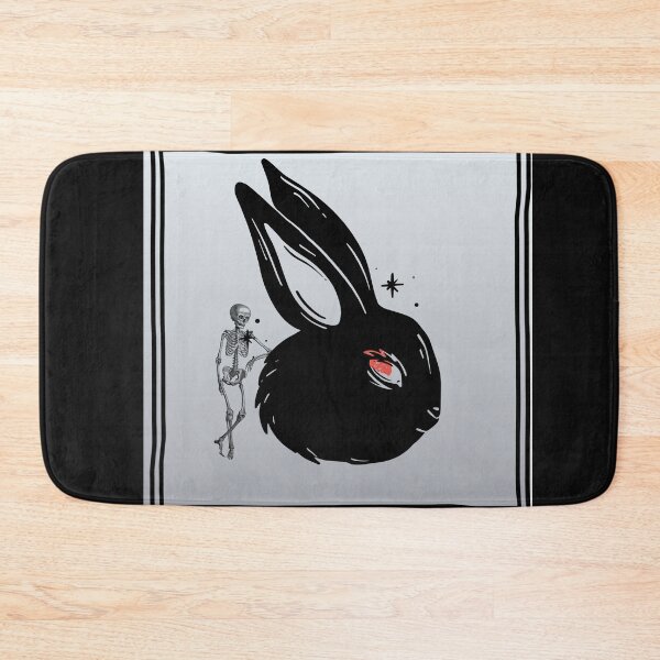 Item preview, Dark Rabbit and Skeleton - Gothic Charm designed and sold by Studio Yvonne .