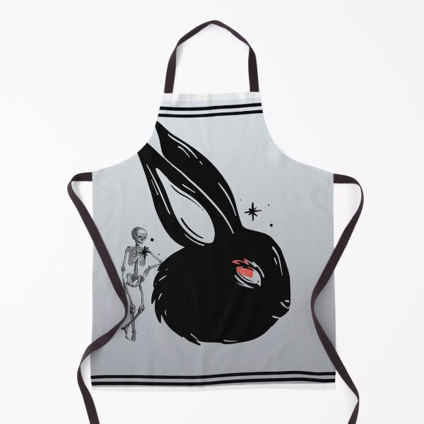 Item preview, Dark Rabbit and Skeleton - Gothic Charm designed and sold by Studio Yvonne .