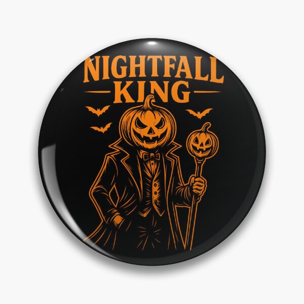Item preview, Nightfall King – Pumpkin Head Halloween Design designed and sold by ArcadiaSilence.
