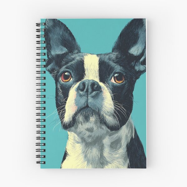 Item preview, Boston Terrier Modern Abstract Dog Painting designed and sold by AutoPopStudio.