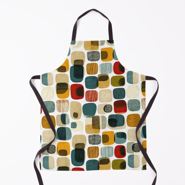 Item preview, Mid-Century Modern Abstract Shapes Pattern 2 designed and sold by Kybruno's Creations.