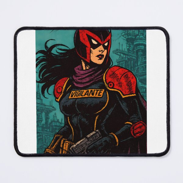 Item preview, Cyber‑Judge – Futuristic Vigilante Rival in the Neo‑Lawman Universe designed and sold by WhisperFrame.