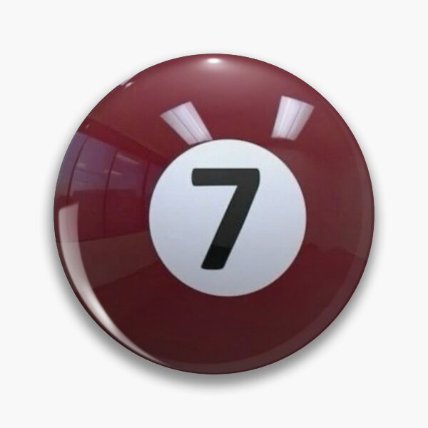 Item preview, Cool billiard ball 7 red designed and sold by Shosho133.