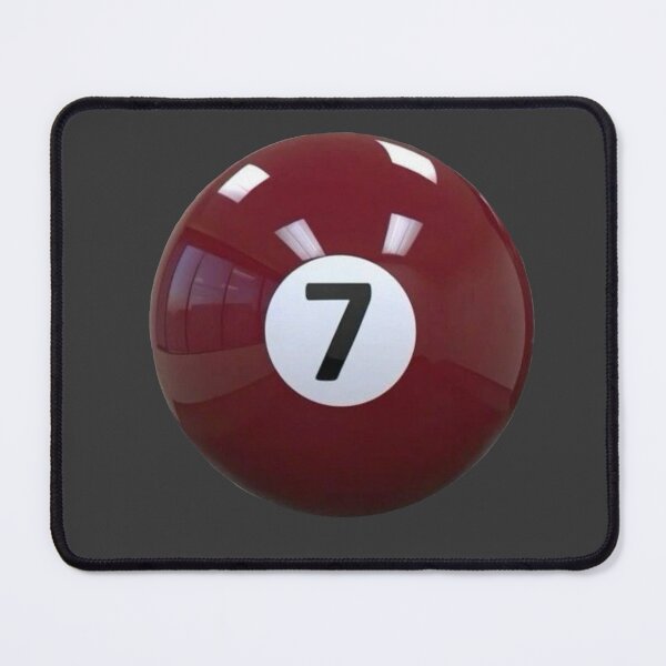 Item preview, Cool billiard ball 7 red designed and sold by Shosho133.