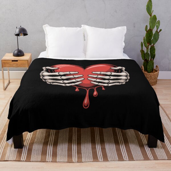Item preview, Skeleton Hands Heart Gothic Love designed and sold by MooonTees.