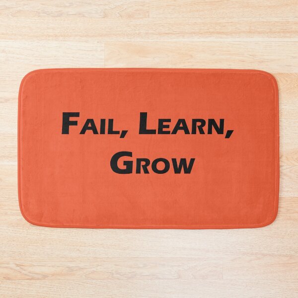 Item preview, Fail Learn Grow – Motivational Quote designed and sold by ArtNestVerse.