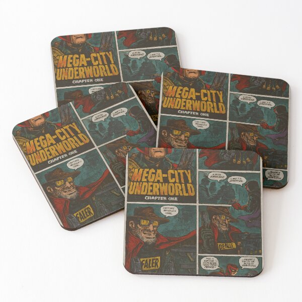 Item preview, Mega‑City Underworld – Chapter One Comic Page (Neo‑Lawman Universe) designed and sold by WhisperFrame.