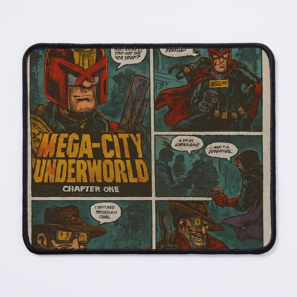 Item preview, Mega‑City Underworld – Chapter One Comic Page (Neo‑Lawman Universe) designed and sold by WhisperFrame.