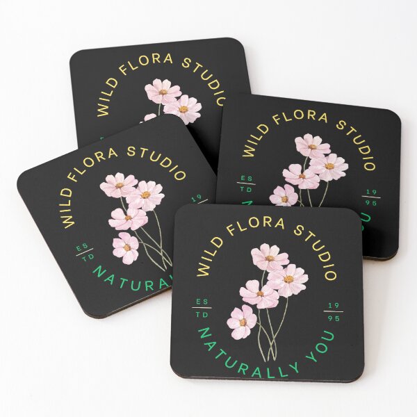 Item preview, Wild Flora Studio – Naturally You Botanical Logo Floral Design designed and sold by BlackTeesArt1.