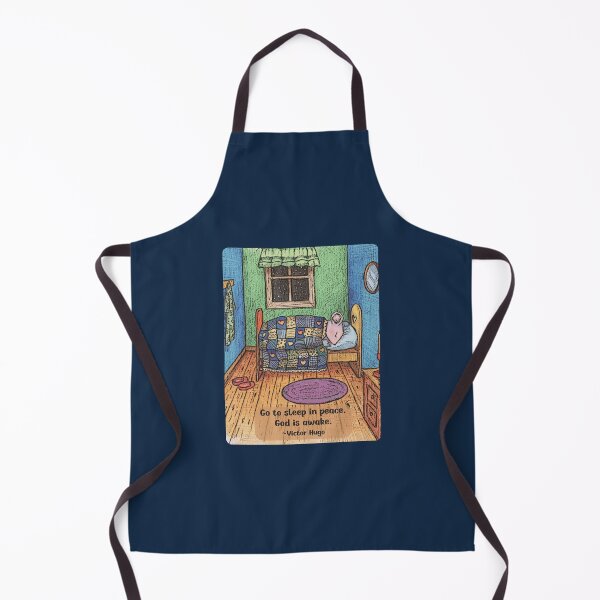 Item preview, Sleep in Peace, God is Awake, Cute Mouse Sleeping in Bed with Quilt designed and sold by JoyfulWhimsy.