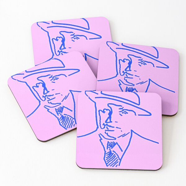Item preview, Capone blue on pink designed and sold by SJHorsfall.