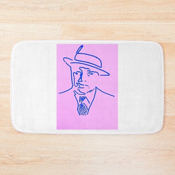 Item preview, Capone blue on pink designed and sold by SJHorsfall.