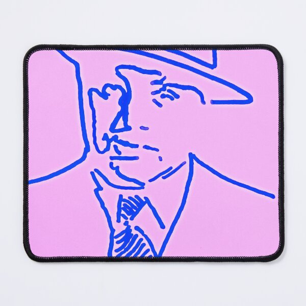 Item preview, Capone blue on pink designed and sold by SJHorsfall.