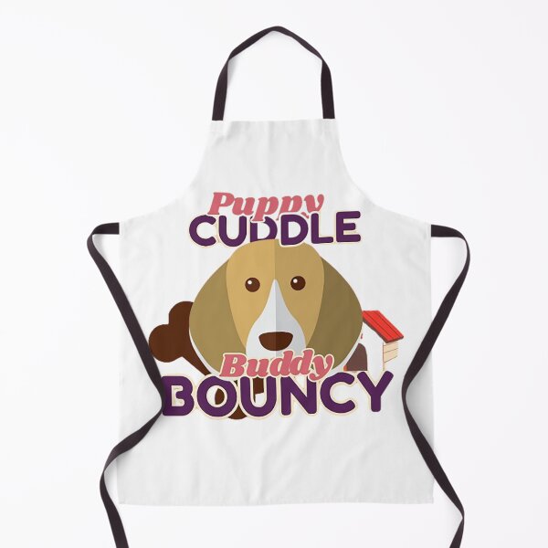 Item preview, Cute Puppy Cuddle Buddy – Bouncy Dog Cartoon Design designed and sold by MR-GOLDEN.